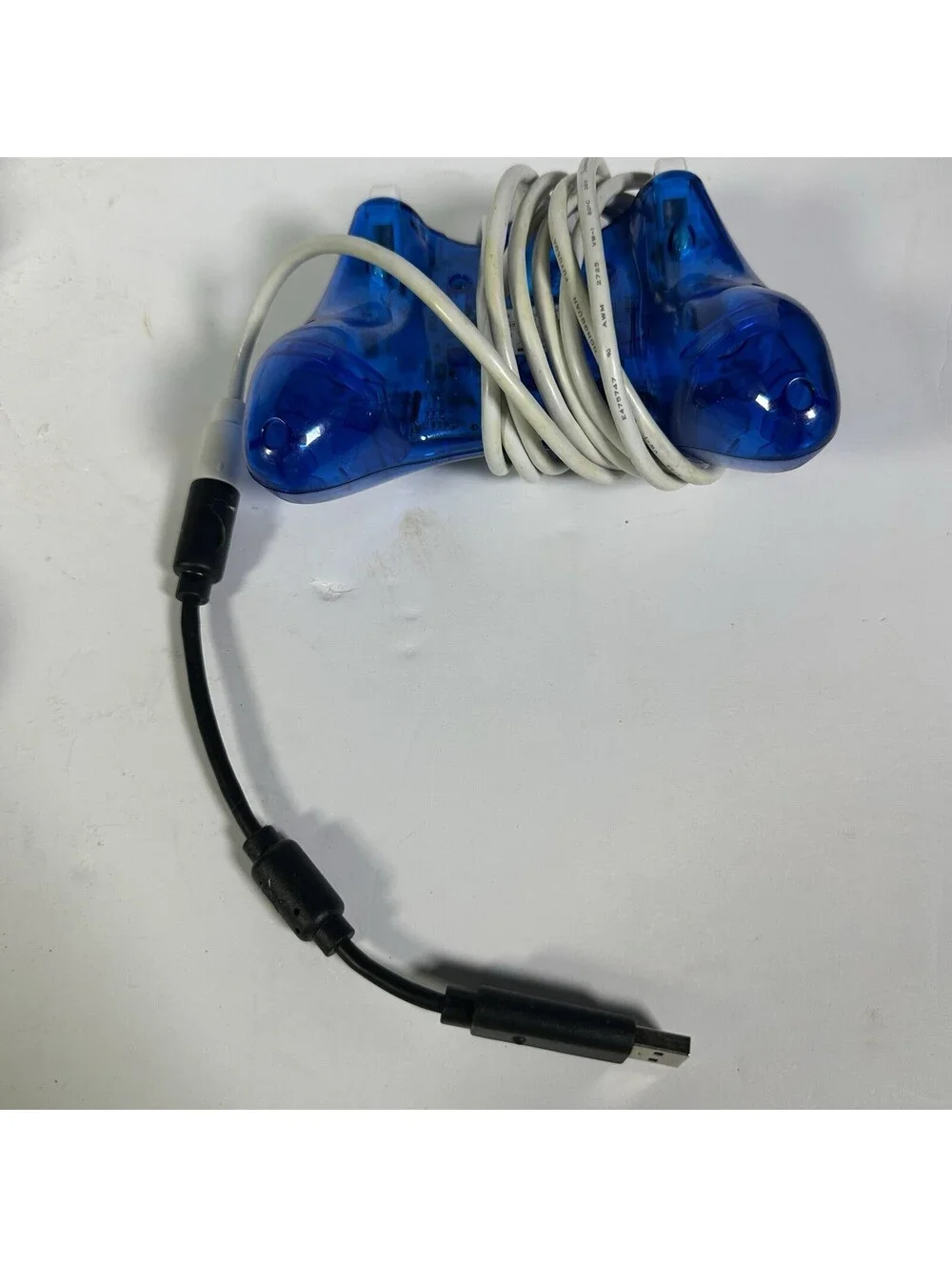 Lot of 4 Wired Video Game Controllers Xbox 360 One Afterglow Rock Candy PowerA